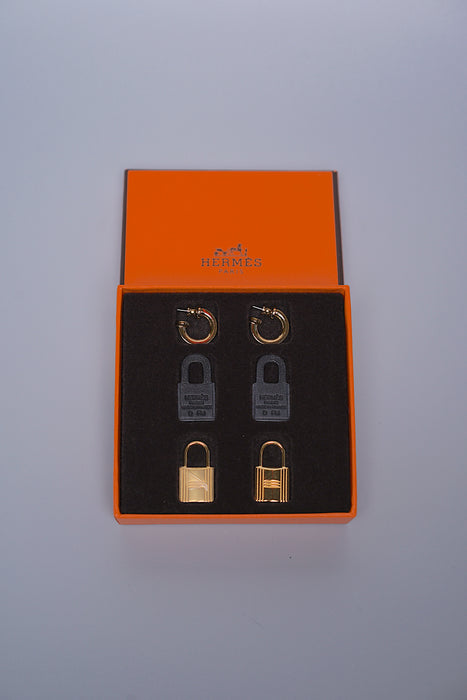 Hermes O'Kelly Earrings in Black Ghw