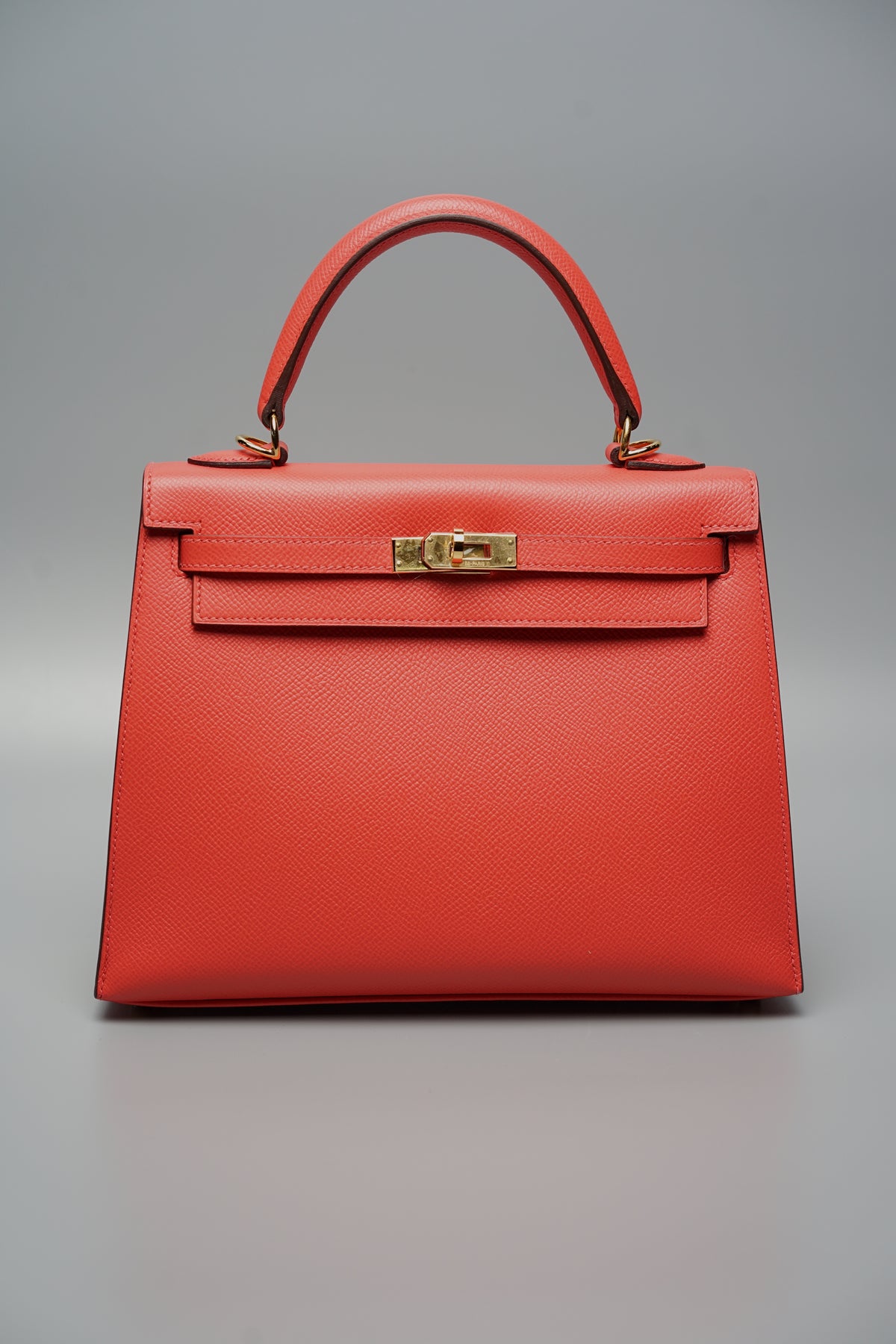 Hermes Kelly 25 Rose Azalea K25 Epsom Sellier, Luxury, Bags