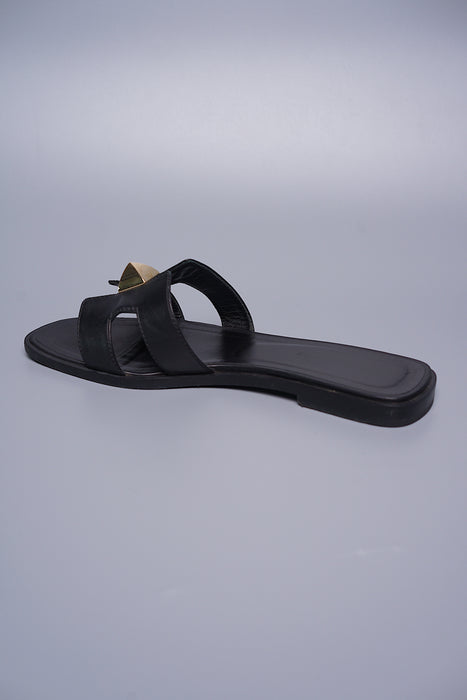 Hermes Oran Stud Sandals in Size 36