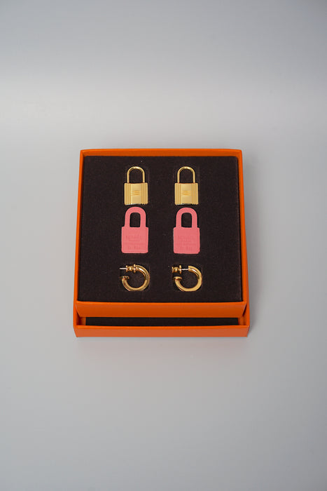 Hermes O'Kelly Earring in Rose Azalea