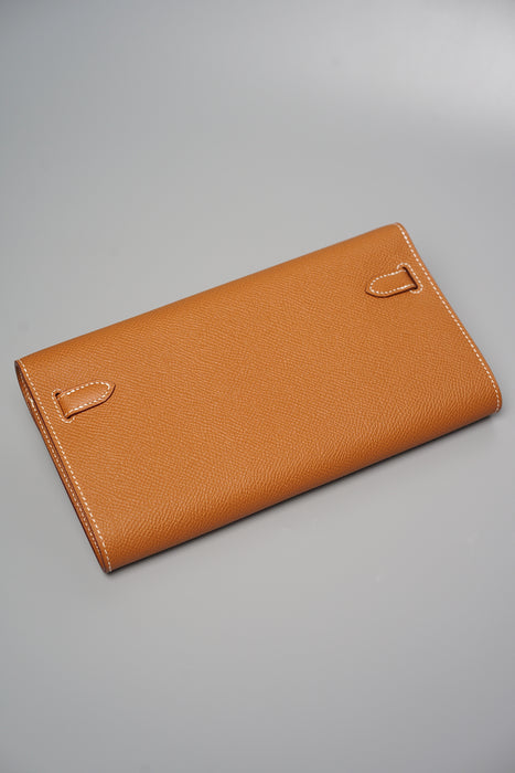 Hermes Kelly To Go in Gold Ghw (Brand New)