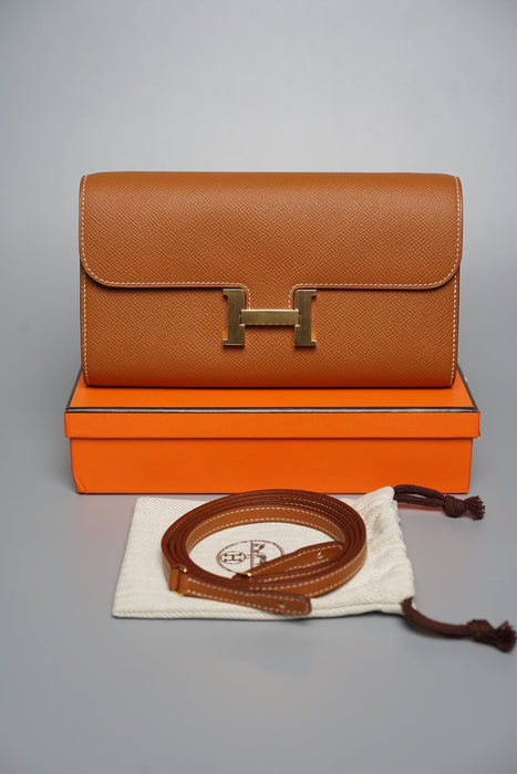 Hermes Constance To Go in Gold Ghw (Brand New)