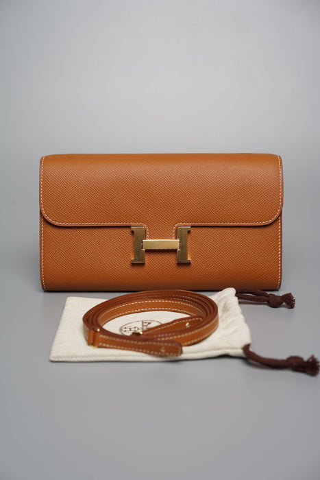 Hermes Constance To Go in Gold Ghw (Brand New)