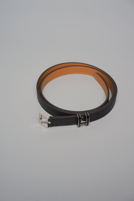 Hermes Pop H Belt Noir Phw Size 75 (Brand New)