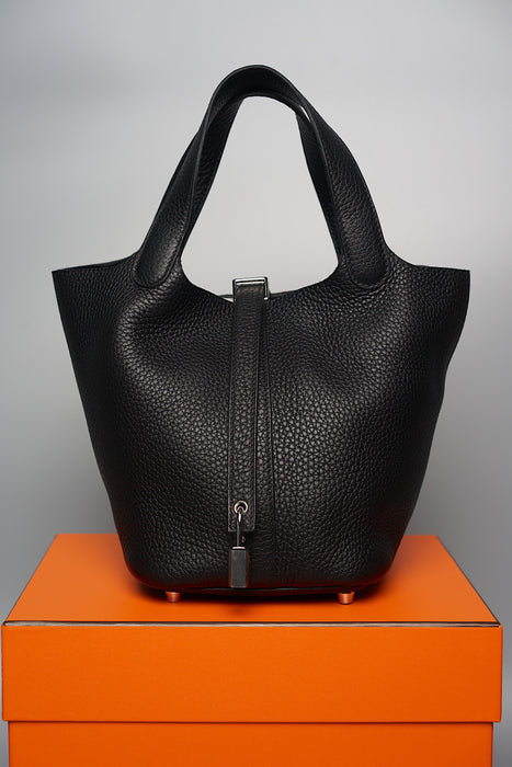 Hermes Picotin 18 Black Phw (Brand New)