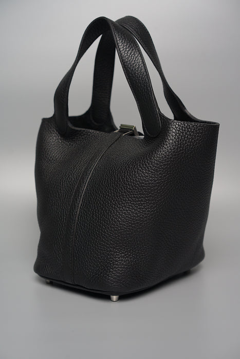 Hermes Picotin 18 Black Phw (Brand New)