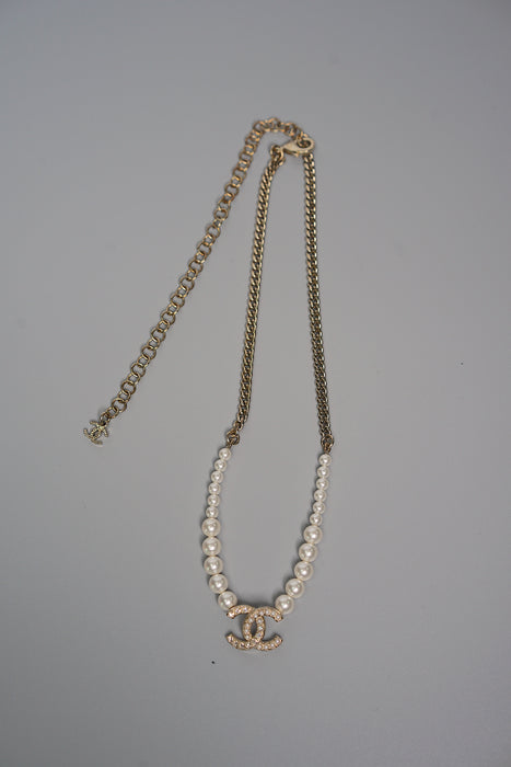 Chanel CC Pearl Necklace