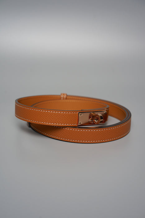 Hermes Kelly 18 Belt Gold in Rghw (Brand New)