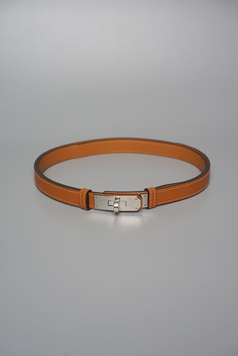 Hermes Kelly 18 Belt in Gold Phw (Brand New)