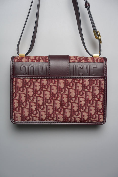 Dior 30 Montaigne in Red Oblique Jacquard