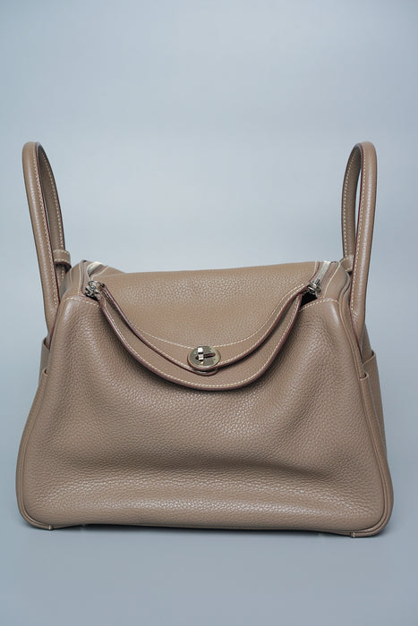 Hermes Lindy 30 in Etoupe Phw