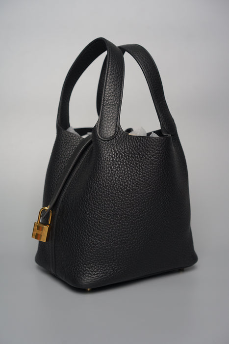 Hermes Picotin 18 in Black Ghw (Brand New)