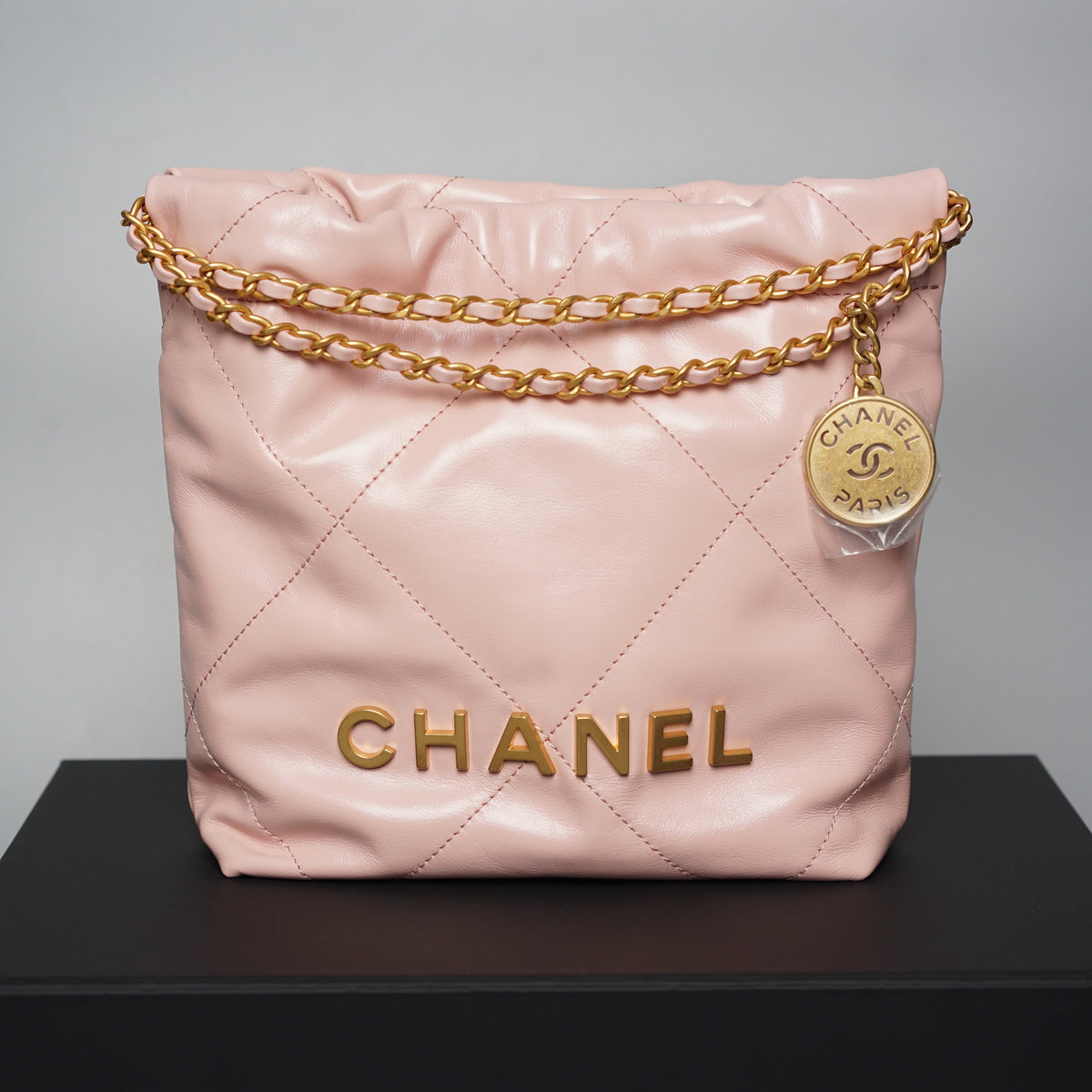 ★優しいベージュピンク★【CHANEL】シャネル22 ミニ DSC03185_079e64fa-8fac-4212-