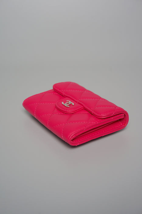 Chanel Cardholder in Fuschia Lambskin (Brand New)