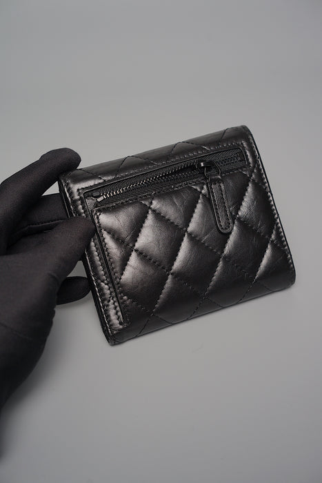 Chanel So Black Reissue 255 Compact Wallet