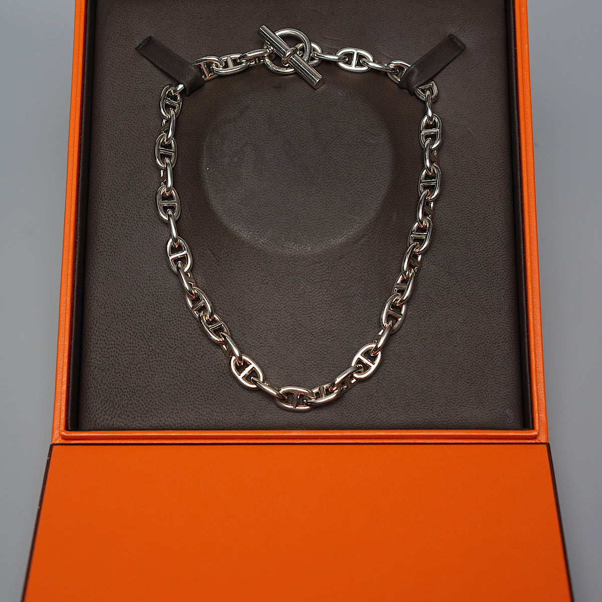 Hermes Chaine d'Ancre Necklace– ORANGEPORTER