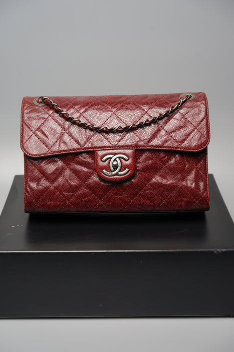 Chanel CC Crave Flap Bag in Burgundy