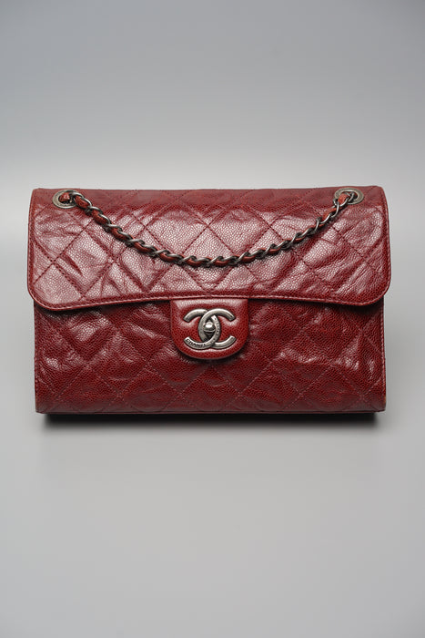 Chanel CC Crave Flap Bag in Burgundy