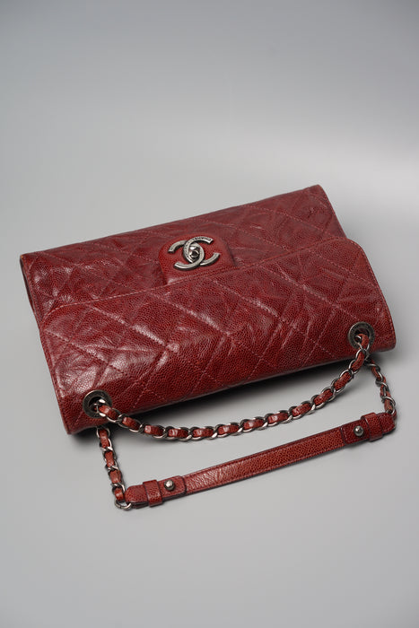 Chanel CC Crave Flap Bag in Burgundy