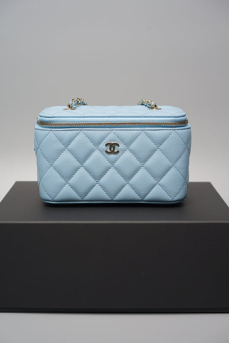 Chanel Long Vanity in Blue Caviar (Brand New)