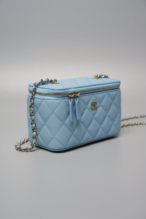 Chanel Long Vanity in Blue Caviar (Brand New)