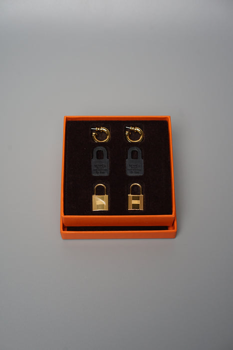 Hermes O'Kelly Earrings in Noir Ghw