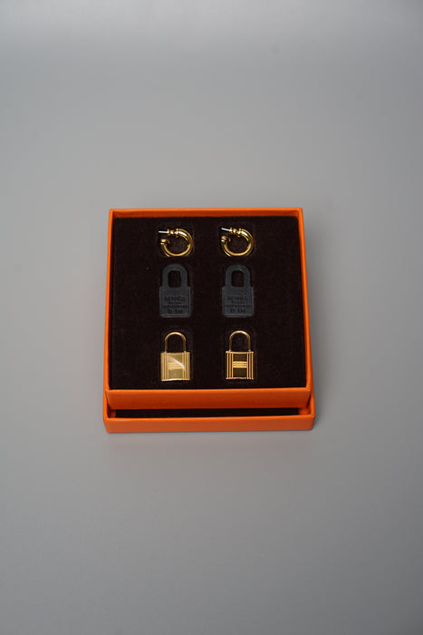 Hermes O'Kelly Earrings in Noir Ghw