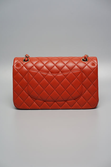 Chanel Medium Double Flap in Vermilion Ghw (Brand New)