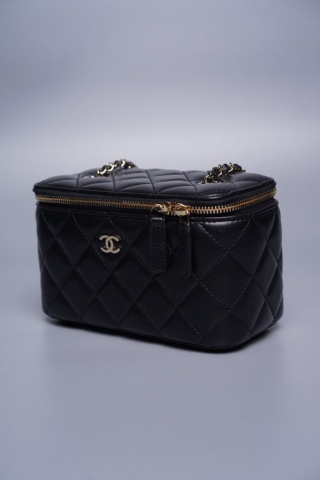 Chanel Long Vanity in Black Ghw