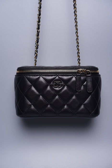 Chanel Long Vanity in Black Ghw