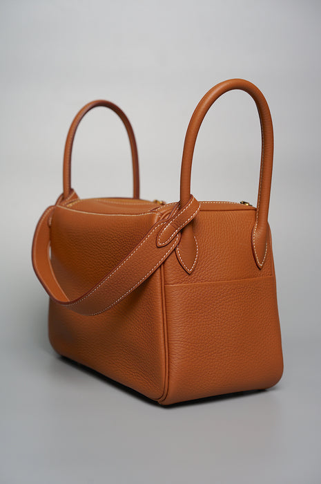 Hermes Lindy 26 in Gold Ghw (Brand New)