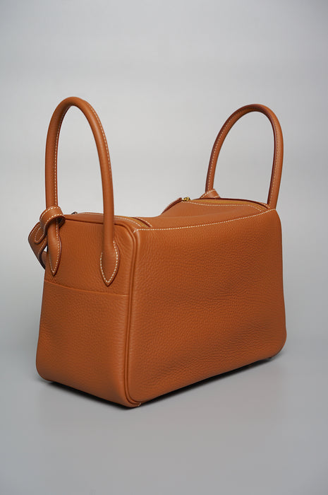 Hermes Lindy 26 in Gold Ghw (Brand New)