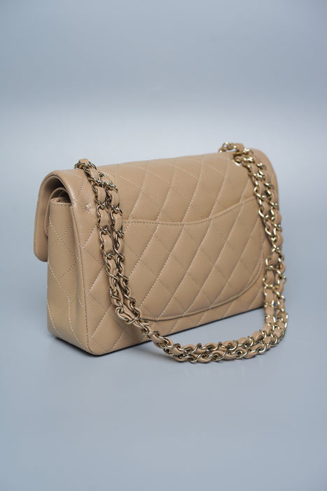 Chanel 22A Small Double Flap in Dark Beige Ghw (Brand New)