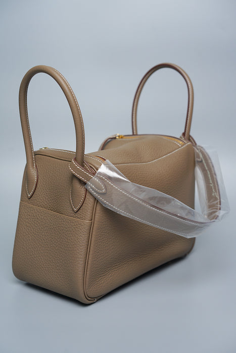 Hermes Lindy 26 in Etoupe Ghw (Brand New)