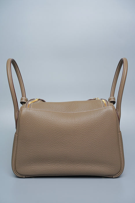 Hermes Lindy 26 in Etoupe Ghw (Brand New)