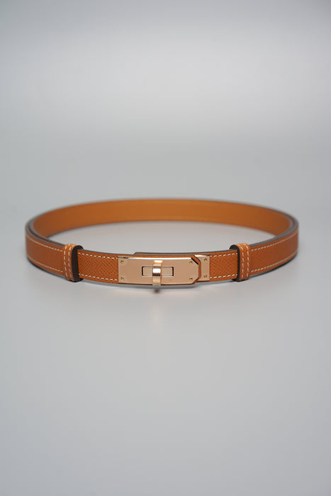 Hermes Kelly 18 Belt Gold with RGHW