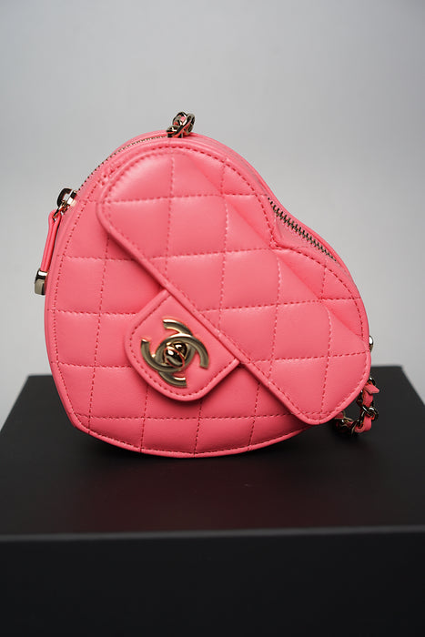 Chanel 22s Small Heart Bag in Pink (Brand New)– orangeporter
