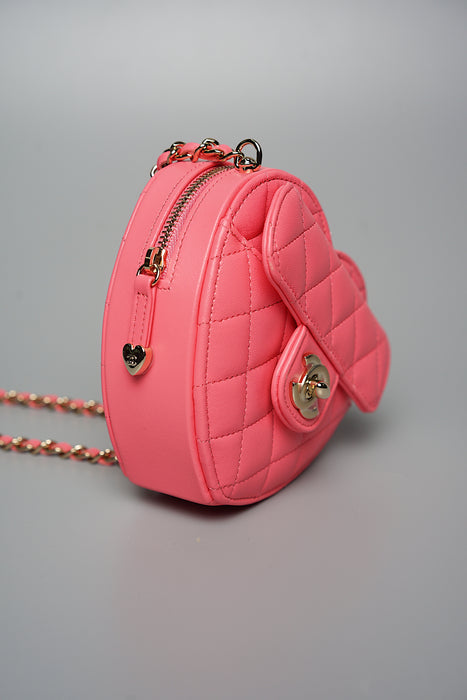 Chanel 22s Small Heart Bag in Pink (Brand New)– orangeporter