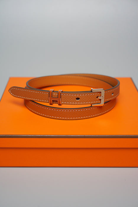 Hermes Pop H Belt in Gold Ghw Size 75 (Brand New)