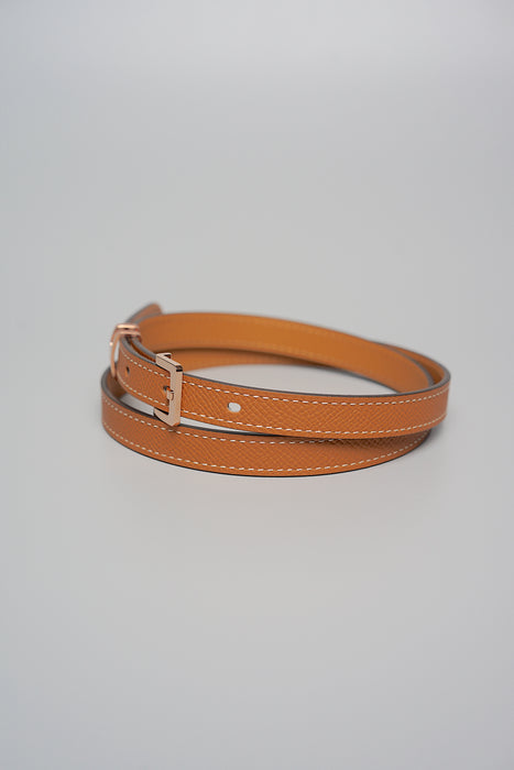 Hermes Pop H Belt in Gold Ghw Size 75 (Brand New)