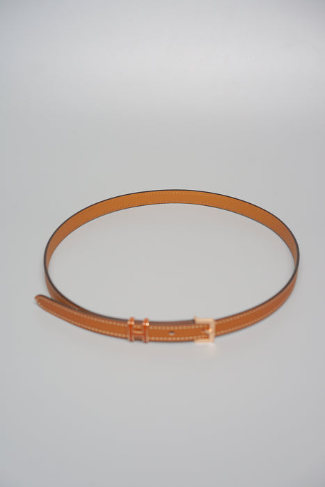 Hermes Pop H Belt in Gold Ghw Size 75 (Brand New)