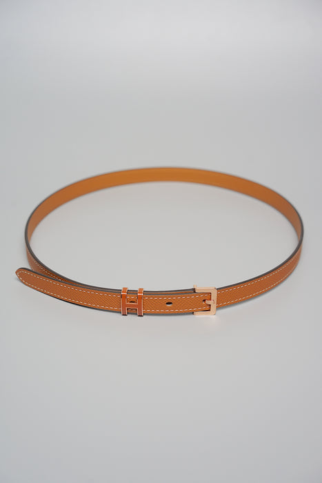 Hermes Pop H Belt in Gold Ghw Size 75 (Brand New)