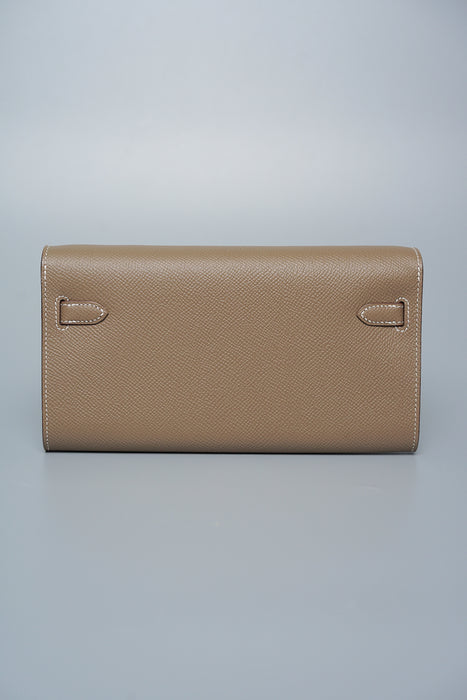 Hermes Kelly To Go in Etoupe Ghw (Brand New)