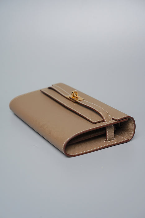 Hermes Kelly To Go in Etoupe Ghw (Brand New)