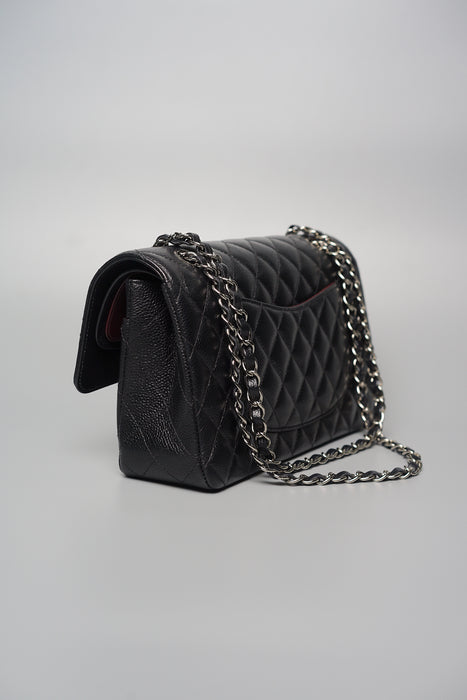 Chanel Medium Classic Flap in Black Caviar Shw