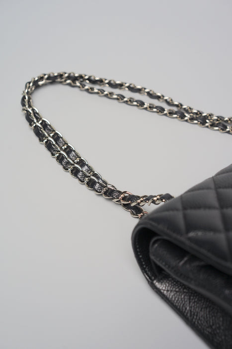 Chanel Medium Classic Flap in Black Caviar Shw