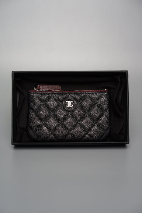 Chanel O Case in Black Caviar (Brand New)