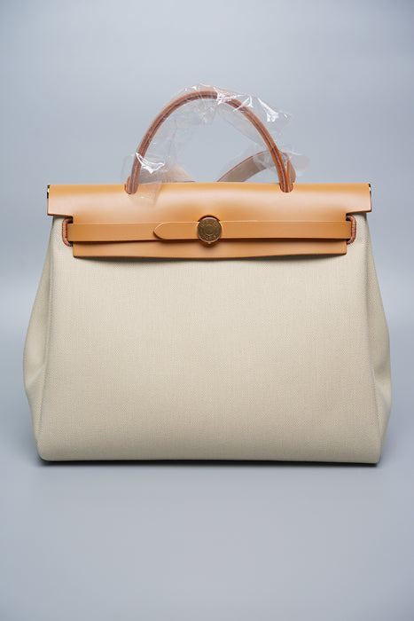 Hermes Herbag 31 in Beton Ghw (Brand New)