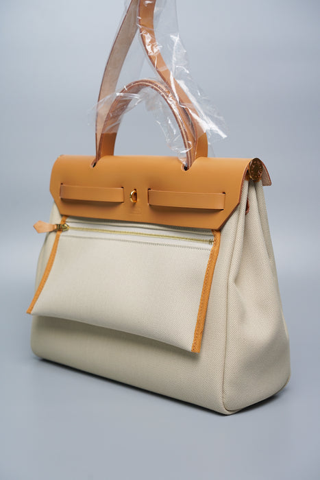 Hermes Herbag 31 in Beton Ghw (Brand New)