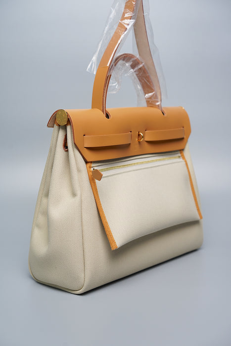 Hermes Herbag 31 in Beton Ghw (Brand New)